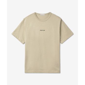 HELMUT LANG 헬무트 랭 프론트 로고 반소매 티셔츠 - 베이지 N04HM510QEO 3794046