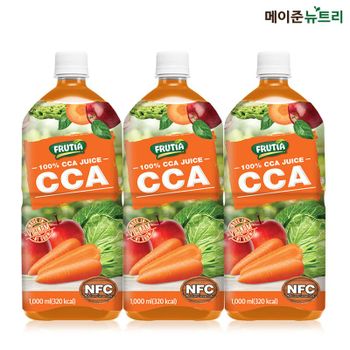 NFC 착즙 프루티아 100% CCA 주스 1,000ml 3병[34946661]