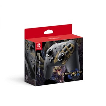 [해외] Nintendo Switch Pro 컨트롤러 몬스터 헌터 라이즈 에디션