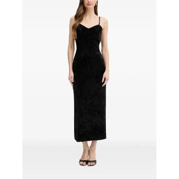 게스 velvet slip maxi dress W6PK1LKJ170 T