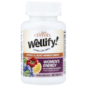 [해외] <b>21</b><b>세기</b> <b>센트리</b>  Wellify 여성 에너지 종합비타민 종합미네랄 65정