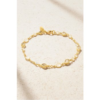 [해외] 피파 스몰 18K 골드 멀티스톤 앵클릿 1647597336207094