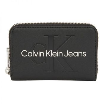 여성  CKJ 스컬프티드 집업 어라운드 월렛 모노 M 블랙 10546604 140502376