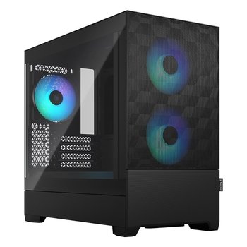 [브라보] Fractal Design Pop Mini Air RGB Clear 강화유리 Black (미니타워)