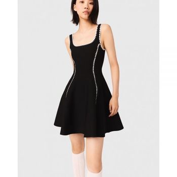 샐리 Maje 마제 러 노 드레스 블랙 7676306