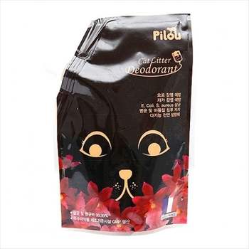 D18 Pilou 필루 고양이 모래탈취제 (허니서클향)300g
