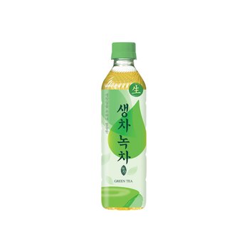 생찻잎을 우려내 깔끔한 생차 녹차 500ml x 7개
