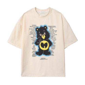 남자 캐주얼 캐리턱 베트곰 라운드 반팔 티셔츠 DS-TSH-Q365