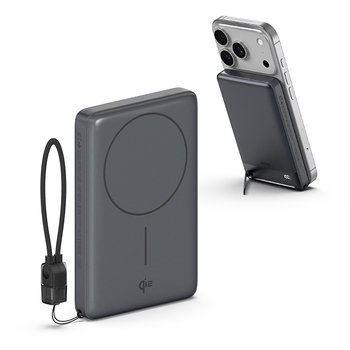 Qi2 15W 맥세이프 슬림 고속 보조배터리 10000mAh QB410 그레이