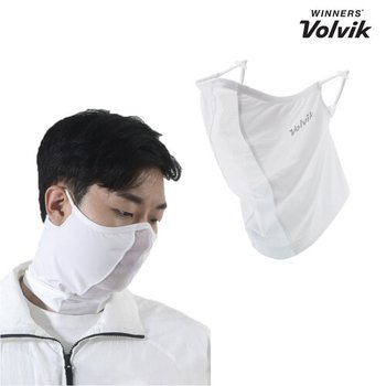 볼빅 골프 스포츠 메쉬마스크 화이트실버