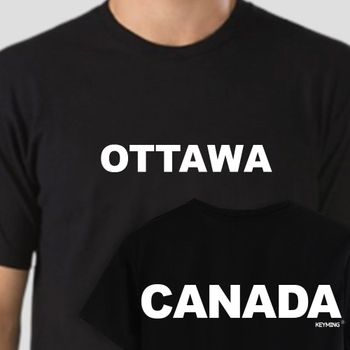 키밍 캐나다 국가 캐쥬얼티 반팔티 티셔츠 여행티 가족티