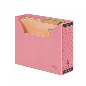 문화 문서보관상자 F192-78 분홍 A4 / (정부화일보관) 개(1개입)