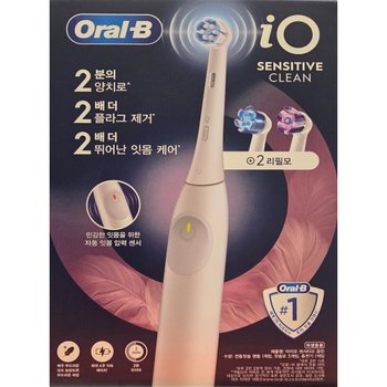 오랄비 전동칫솔 iO 센서티브 클린/칫솔모3개입