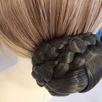 웨딩 YM75ZA32 승무원 한복대회 가채 올림머리 만두머리 한복뒤