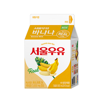 서울우유 바나나우유 팩음료 300ml x 5개