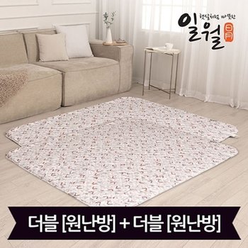 일월 에어로 알러지케어 카본 전기매트_더블+더블(140x180)_디지털(원난방)