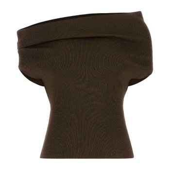 [해외배송] 아르마리움 스트레치 비스코스 블렌드 데브라 오프숄더 탑 ARMTMKT04V009 026