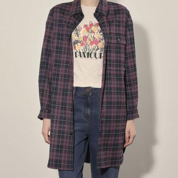 올리비아로렌 MG01 장기장 걸치기 체크셔츠 신선도원몰 VVCNL4F8381 (S41153437)