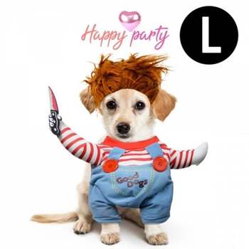 쳐키 XNL904K8 펫 코스튬 티셔츠 할로윈 의상 해피파티 L 파티