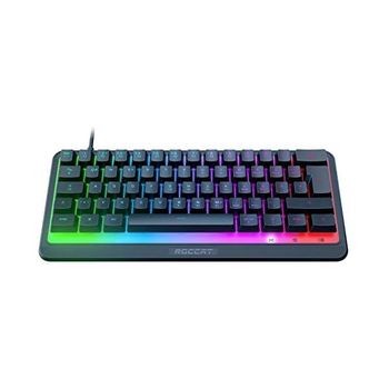 [해외] 독일 로켓 키보드 Roccat Magma Mini RGB Gaming Keyboard in 60 Percent Size with 5 Programma