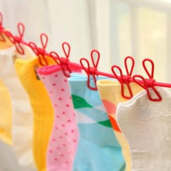 라인 캠핑 여행용 클립 야외 누카 데이지체인 간이