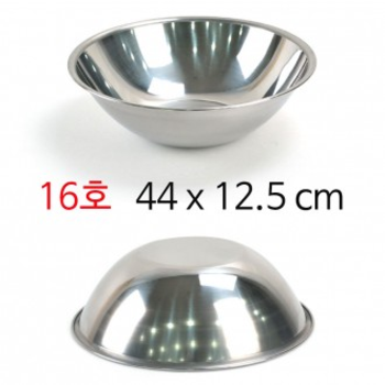 다용도 570UKI34 스텐 믹싱볼 다라이 16호 44x12.5cm 1p