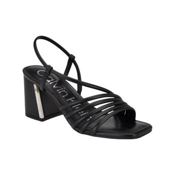 [해외] 캘빈클라인 우먼 Holand 스트래피 블록 힐 드레스 샌들 샌달 슬리퍼 18120776 324388