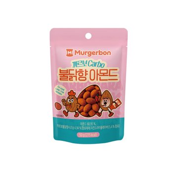 머거본 까르보불닭향 아몬드 50g x 8개