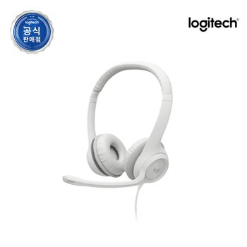 로지텍코리아 H390 헤드밴드형 USB 스테레오 헤드셋 스트레오사운드/간편한 컨트롤 화이트
