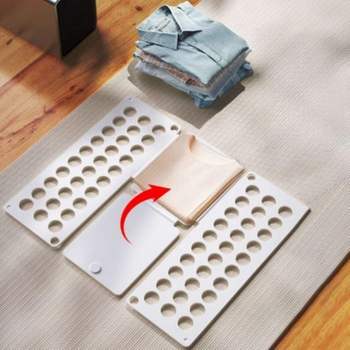 티셔츠 빨래접기판 의류정리 도우미 접이식 트레이 기본티