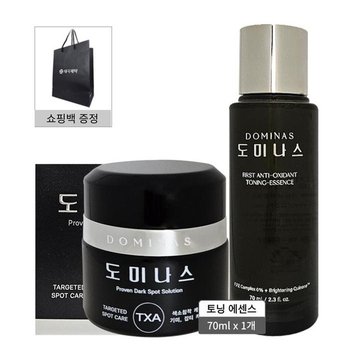 도미나스 도미나 크림 시즌6 트라넥산삼 태극제약50g 1개+토닝에센스+쇼핑백1매