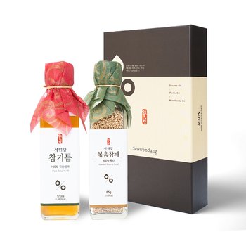[서원당] 강원도 선물세트 2호 (참기름170ml+볶음참깨85g)