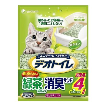 유니참 녹차 소취모래 4L
