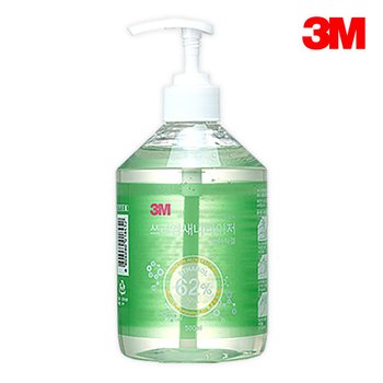 3M 손소독제 새니타이저 500ml 에탄올 62% 9262