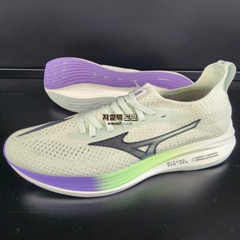 [해외] 미즈노 네오젠 여성 러닝화 마라톤화 워킹화 운동화 그린 블랙 퍼플 J1GD258621