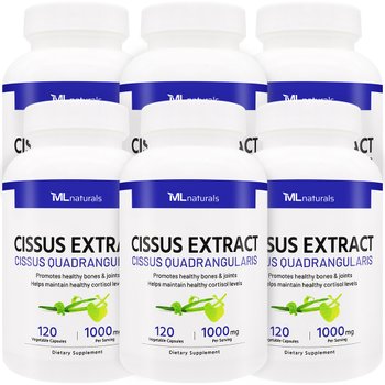 [해외직구] 신제품 6병 마이라이프 내추럴스 시서스 추출물 1000mg 120 야채캡슐