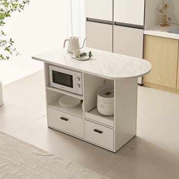 가구리빙 리홈 LPM 23T 라운드상판 아일랜드 홈바 1200