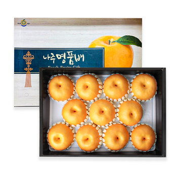 전남 나주배 신고배 7.5kg 특품 11~12과 선물용+이중포장+황금보자기