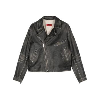 25 FW 포투포 가죽 바이커 재킷 35424HP10P236563 TP429692270