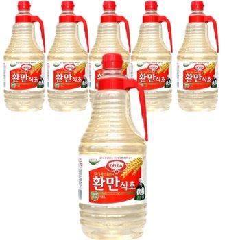 롯데 DELGA 델가 환만 식초 1.8L X 6입
