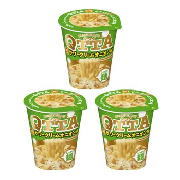 [해외] 마루짱쿳다QTTA라멘컵라면사워크림어니언맛x3개묶음