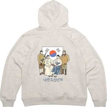 헤비후드티 뒷면 대한독립만세 독립군 그림 프린팅 남자헤비후드티