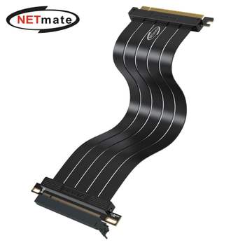 넷메이트 ER68LM40 PCI-E 4.0 라이저 케이블 300mm (블랙/일자