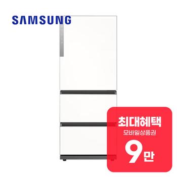 삼성 비스포크 김치플러스 3도어 김치냉장고 328L RQ33DG71J3EW 렌탈 60개월 월 33600원