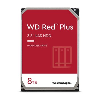 [해외] Western Digital WD Red Plus HDD 8TB CMR 3.5 SATA 5640rpm 128MB NAS WD80EFZZ-EC 웨스턴