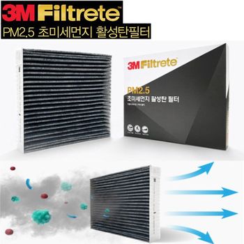 3M 초미세먼지 활성탄 에어컨 필터 뉴 SM5 3세대