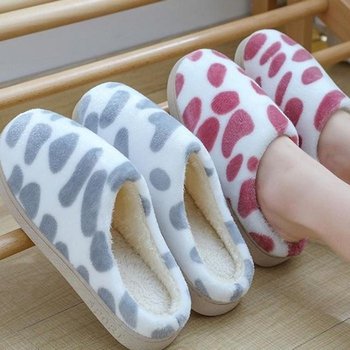 [오노마] ONM 겨울 털실내화 발이편한 얼룩이 실내화 (41320928)