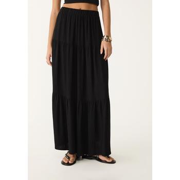 [해외] 스트라디바리우스 플루이드 이지웨이스트 롱 스커트 / 1270/458/001 BLACK