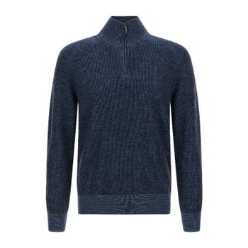 [해외배송] 브리오니 리브 하프 집업 스웨터 UMS70LOCK12 1340