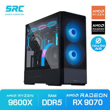 서린컴퓨터 7400F_RX9070 16GB_RAM 32GB_리안리 LANCOOL 207 블랙 조립PC